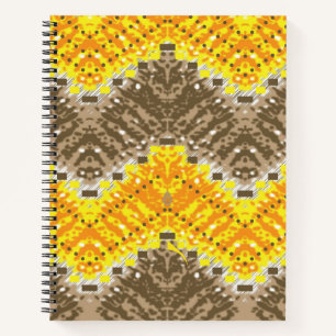 Tribal Spiral Notebook Bold Artistic Journal
