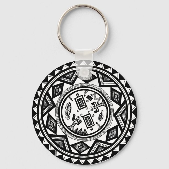 Tribal Spirits Key Ring (Front)