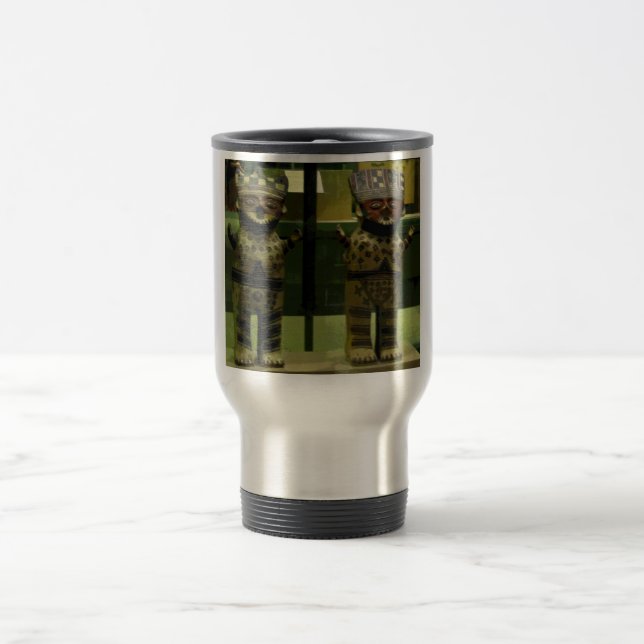 Tribal Statue CB Travel Mug (Center)