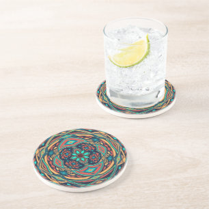 Tribal Steampunk Coaster