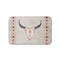 Tribal Steer Skull Southwestern