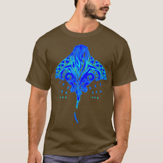 Tribal Stingray Ocean Marine Life T-Shirt