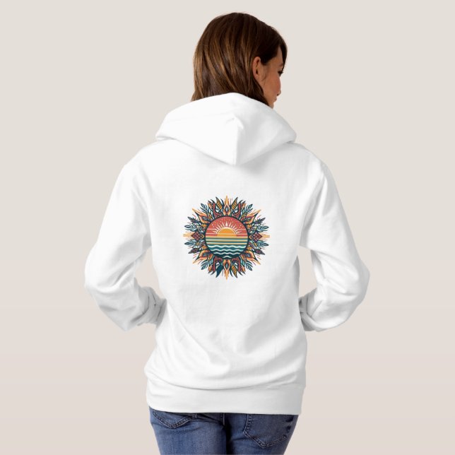 Tribal Summer Sun Hoodie (Back Full)