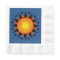 Tribal Sun in Blue