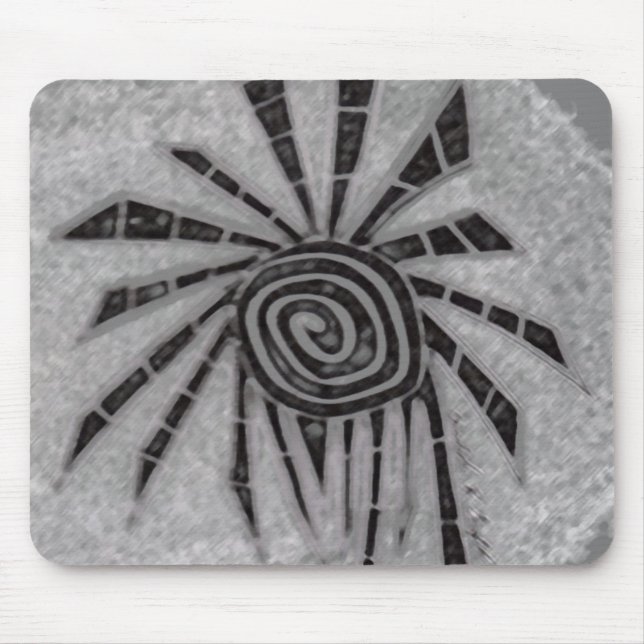 tribal sun mouse mat (Front)