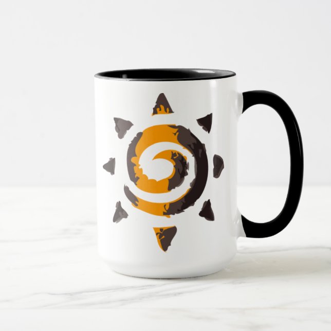 Tribal Sun Mug (Right)