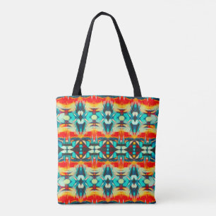 Tribal Sun Tapestry Tote Bag
