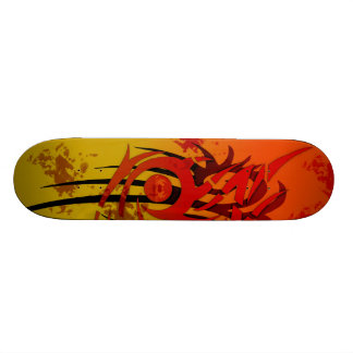 Tribal Sunset - Custom Skateboard