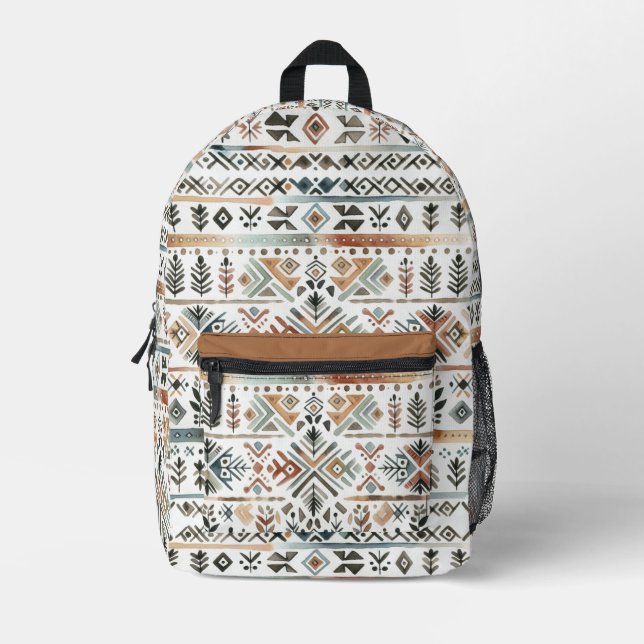 Tribal Talk Print Cut Sew Bag (Front)