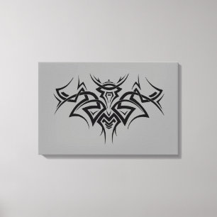 tribal tattoo décor art canvas print