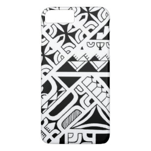 Tribal tattoo design in Marquesan Islands styles iPhone 8 Plus/7 Plus Case
