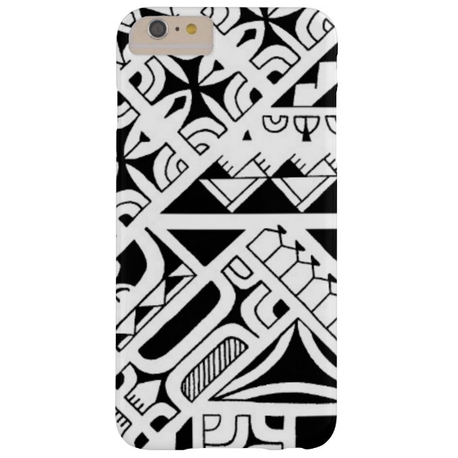 Tribal tattoo design in Marquesan Islands styles Case-Mate iPhone Case (Back)
