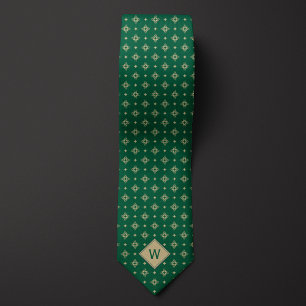 Tribal Tattoo Monogram Tie