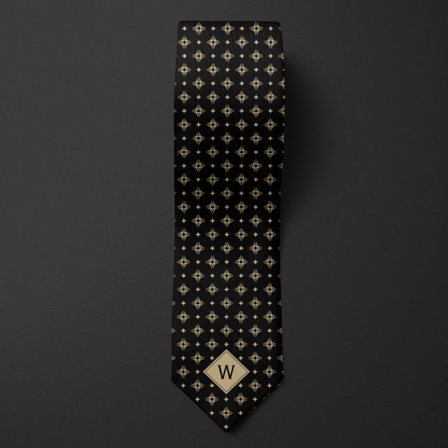Tribal Tattoo Monogram Tie (Creator Uploaded)