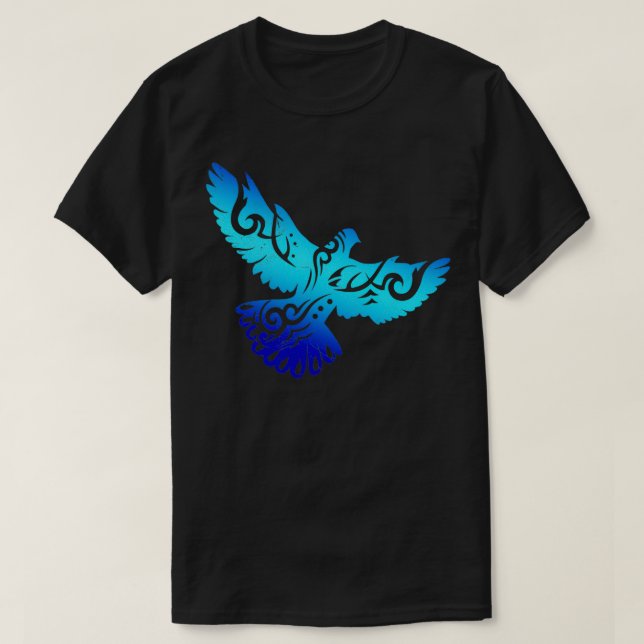 Tribal Tattoo Pigeon Gift Idea 2 T-Shirt (Design Front)