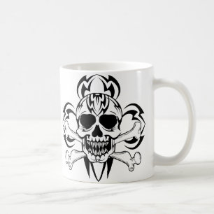Tribal Tattoo Skull Coffee Mug