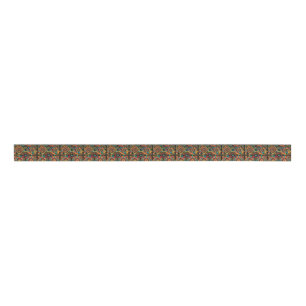 Tribal Teal "Aztec Dream" Ribbon Spool 2yd Grosgrain Ribbon