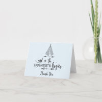 Tribal TeepeeBaby Shower Thank You Note