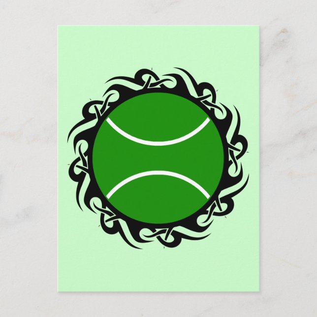 tribal tennis. postcard (Front)