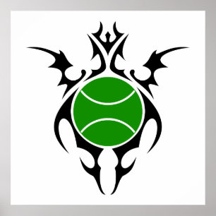 tribal tennis poster