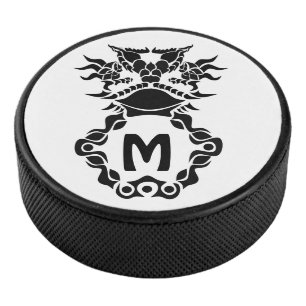 Tribal Texas Horned Lizard Toad Pride Hockey Puck
