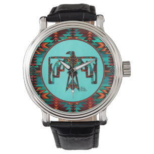 Tribal Thunderbird Kokopelli Watch