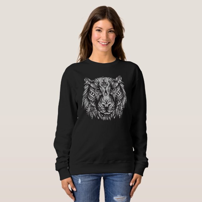 Tribal tiger sweatshirt (Front Full)