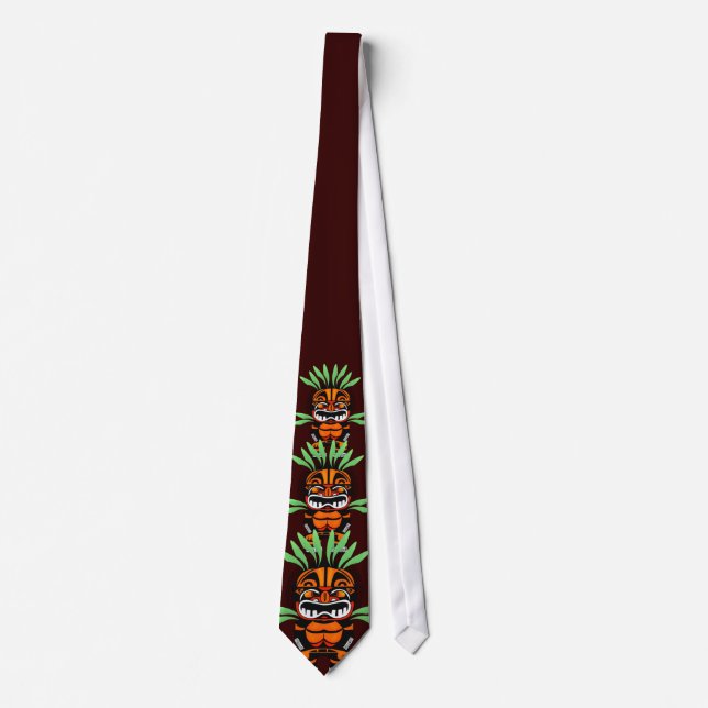 Tribal Tiki, Red Tie (Front)
