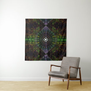 Tribal Triangle Prism Tapestry