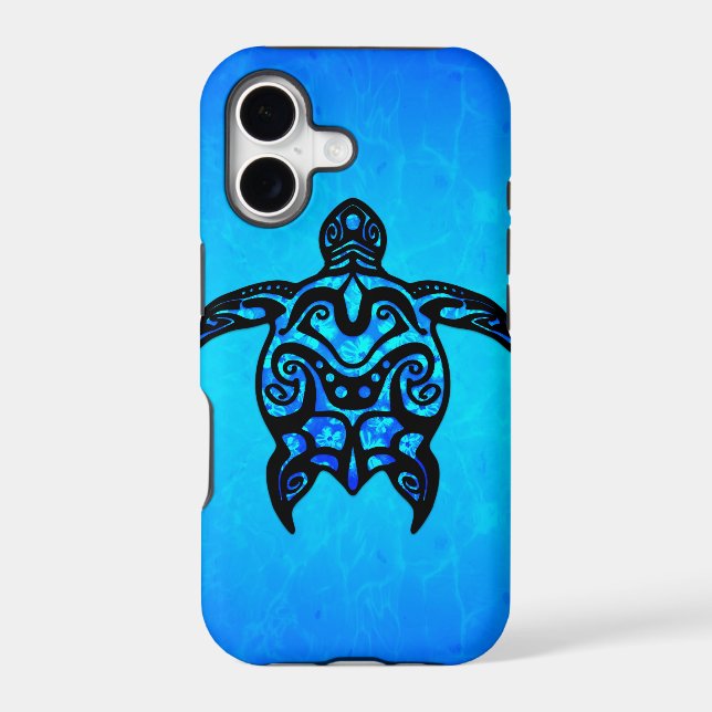 Tribal Turtle Hibiscus (Back)