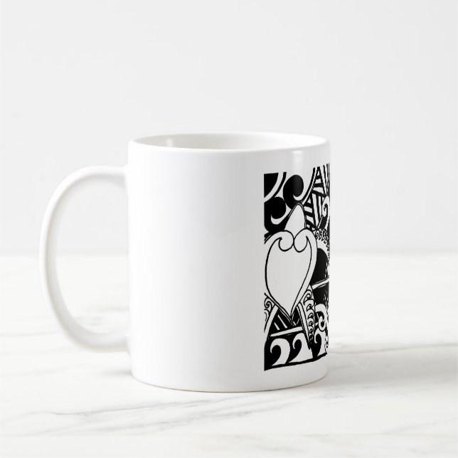 Tribal Turtle Polynesian Mug (Left)