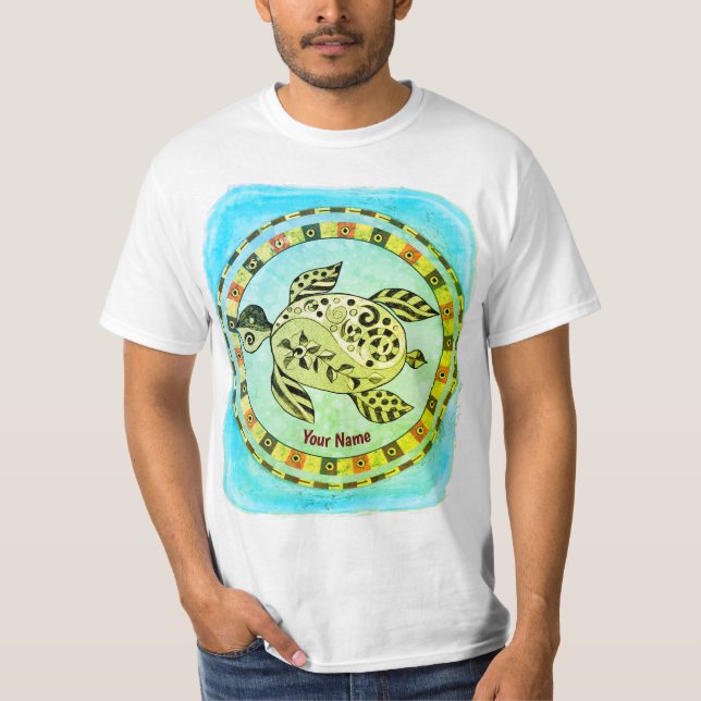 Tribal Turtle T-Shirt (Front)