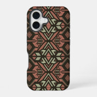Tribal Vibes – Earthy Geometric Aztec Pattern
