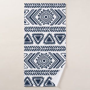 Tribal vintage ethnic seamless bath towel