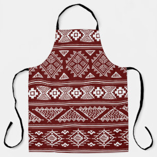 Tribal vintage ethnic seamless illustration patter apron