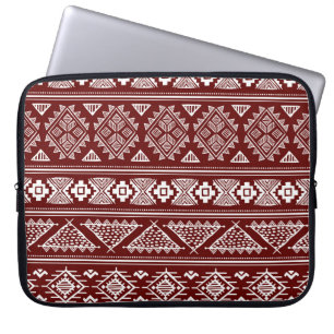 Tribal vintage ethnic seamless illustration patter laptop sleeve