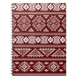 Tribal vintage ethnic seamless illustration patter notebook