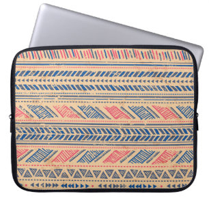 Tribal vintage ethnic: seamless pattern. laptop sleeve