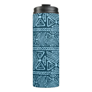Tribal vintage ethnic, seamless pattern. thermal tumbler
