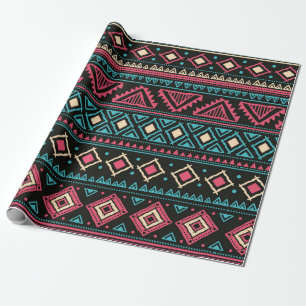 Tribal vintage ethnic seamless pattern wrapping paper