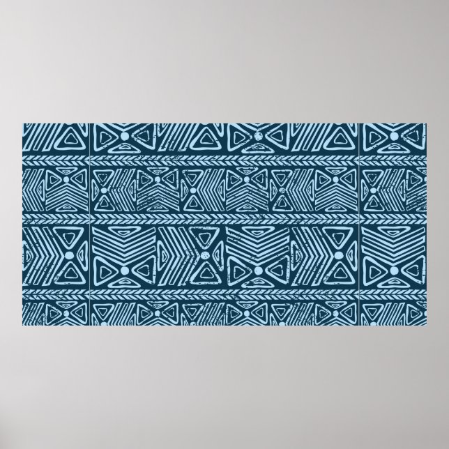 Tribal vintage ethnic seamless  poster (Front)