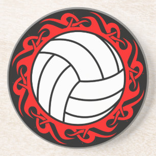 tribal volleyball coaster