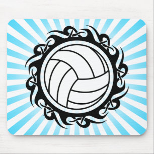 tribal volleyball mouse mat