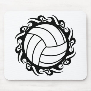 tribal volleyball mouse mat