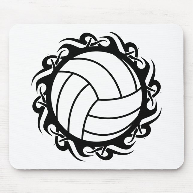 tribal volleyball mouse mat (Front)