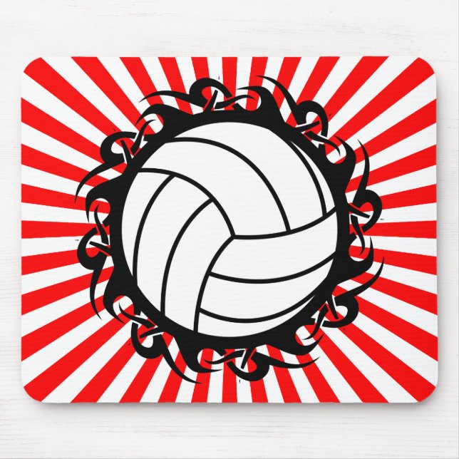 tribal volleyball mouse mat (Front)