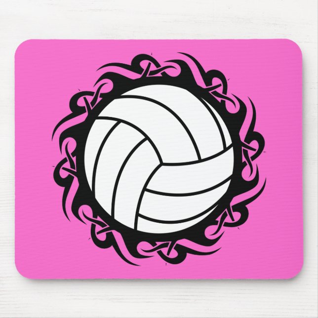 tribal volleyball mouse mat (Front)
