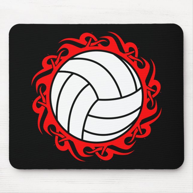 tribal volleyball mouse mat (Front)