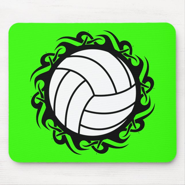 tribal volleyball mouse mat (Front)