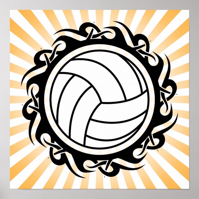 tribal volleyball poster (Front)